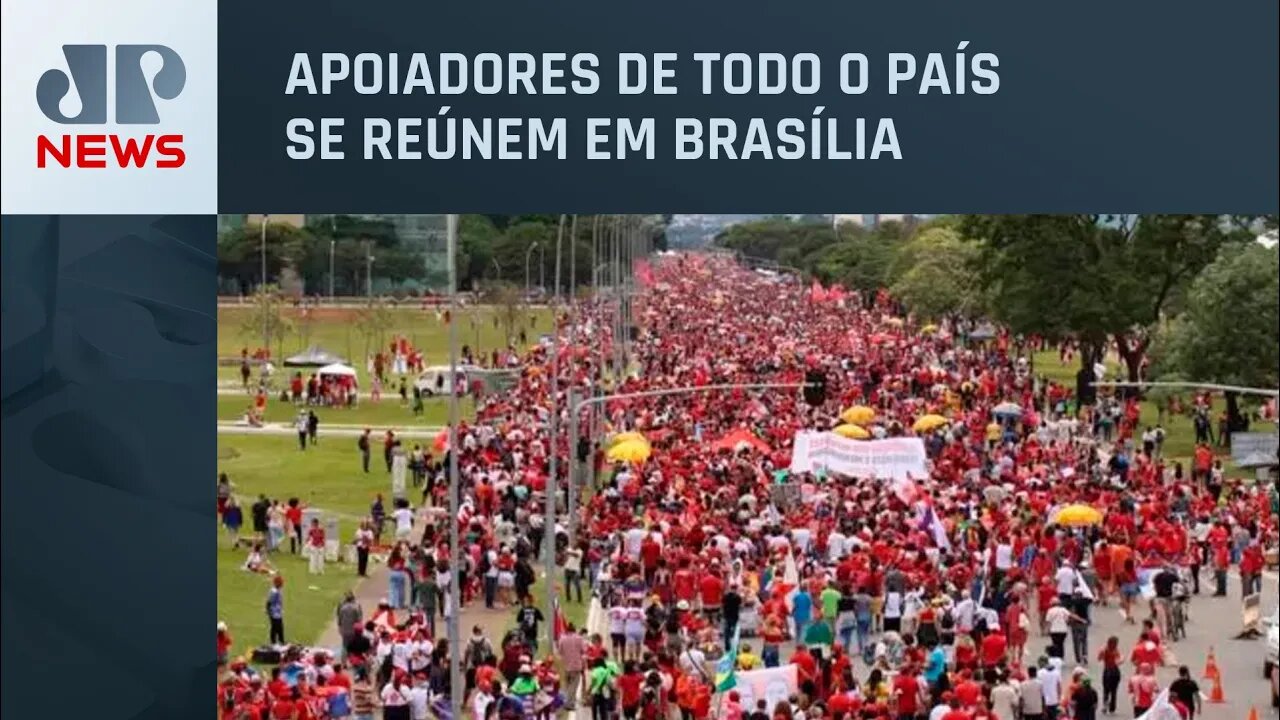 Apoiadores de Lula continuam chegando para a posse em Brasília