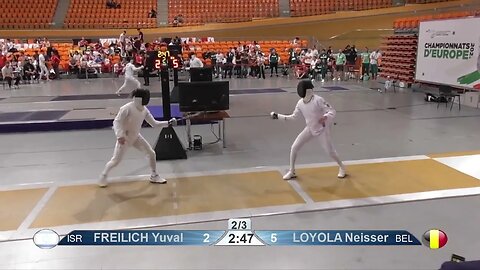 Epee Fencing - My shoe is over here! | Freilich Y vs Loyola N