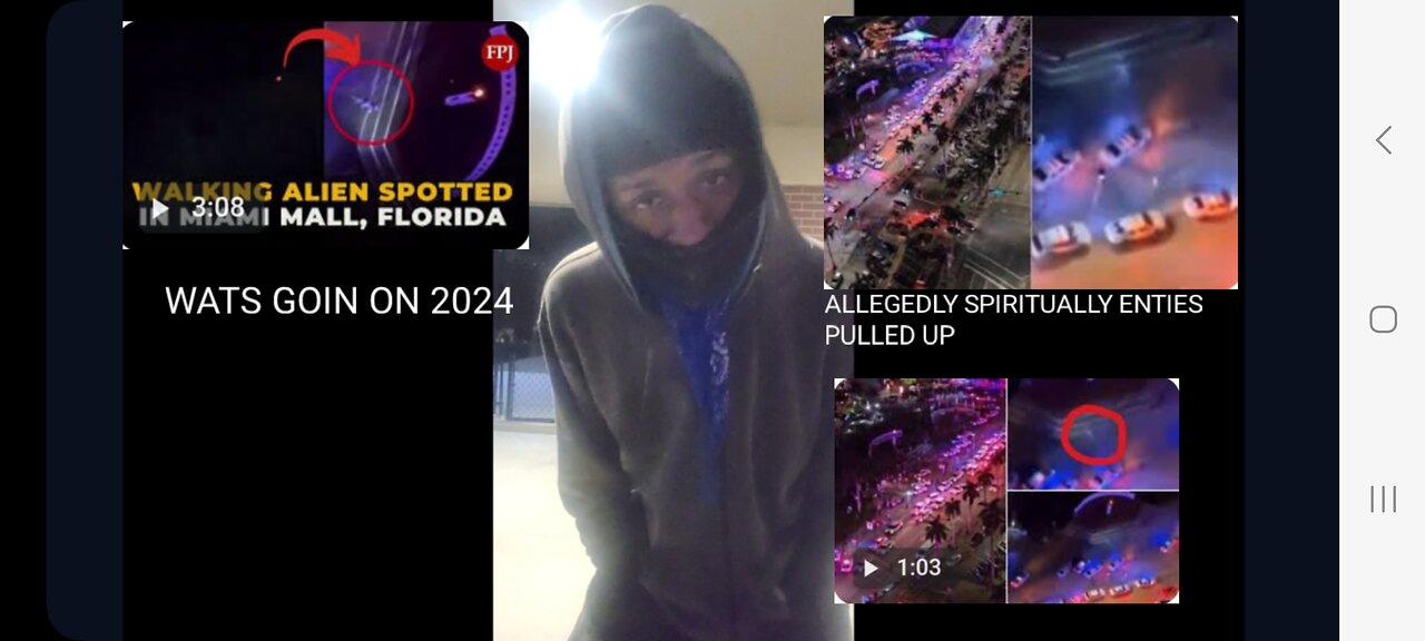 ALLEGEDLY ALIENS ENTIES WAS RAIDIN MALLS IN FLORIDA MIAMI IT WAS HEATED 💪🏾🔵