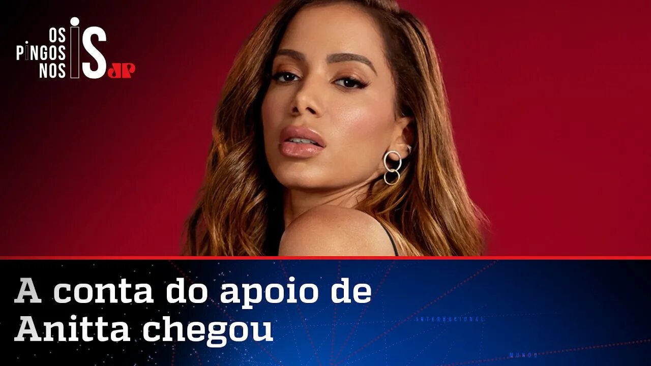 Após declarar apoio, Anitta pede que Lula libere as drogas no Brasil