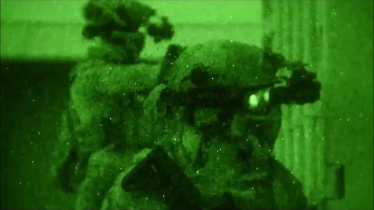 Special Forces and Air Commandos Conduct a Full Mission Profile Nighttime Raid