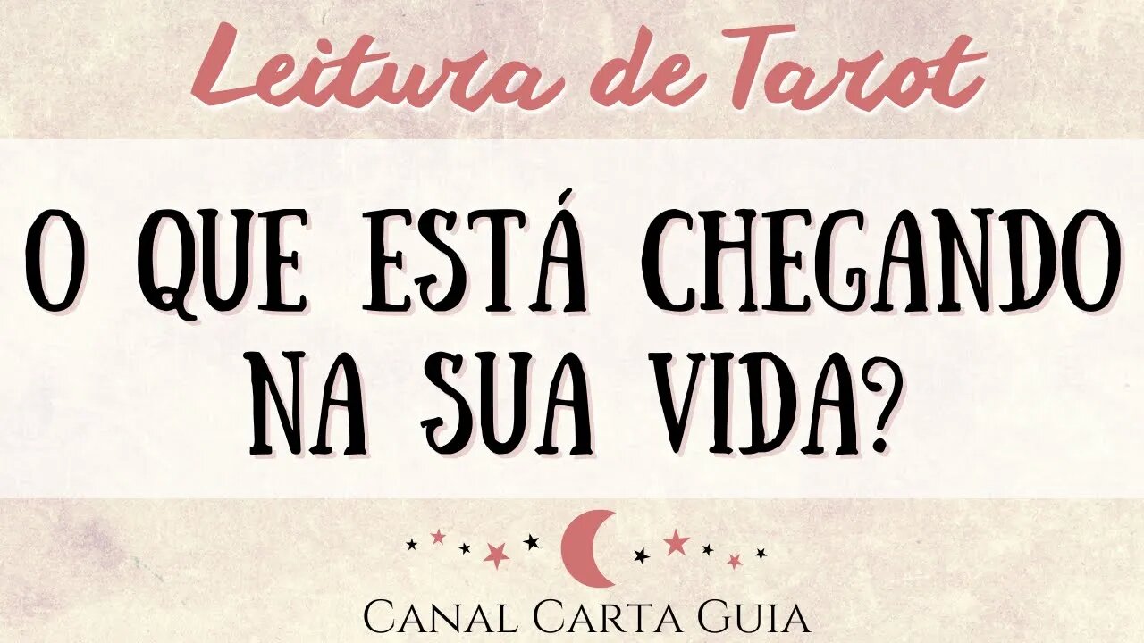 ALGO NOVO CHEGANDO! O QUE VOCÊ NÃO VÊ SE APROXIMANDO? LEITURA DE TAROT INTUITIVA