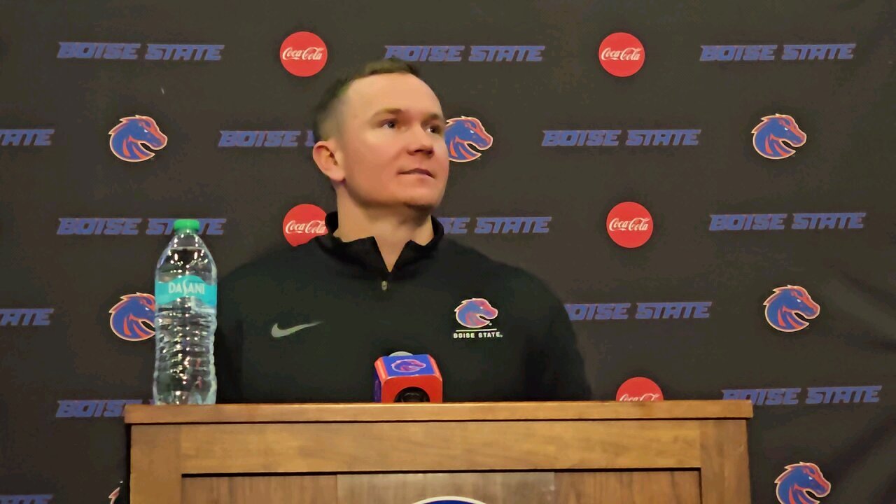 Pre-Hawaii Press Conference With Boise State Head Football Coach, Spencer Danielson