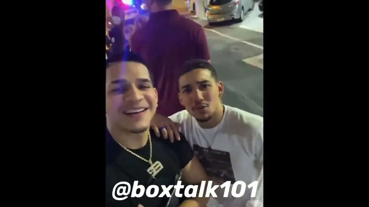 Teofimo Lopez & Edgar Berlanga Go Live In Miami