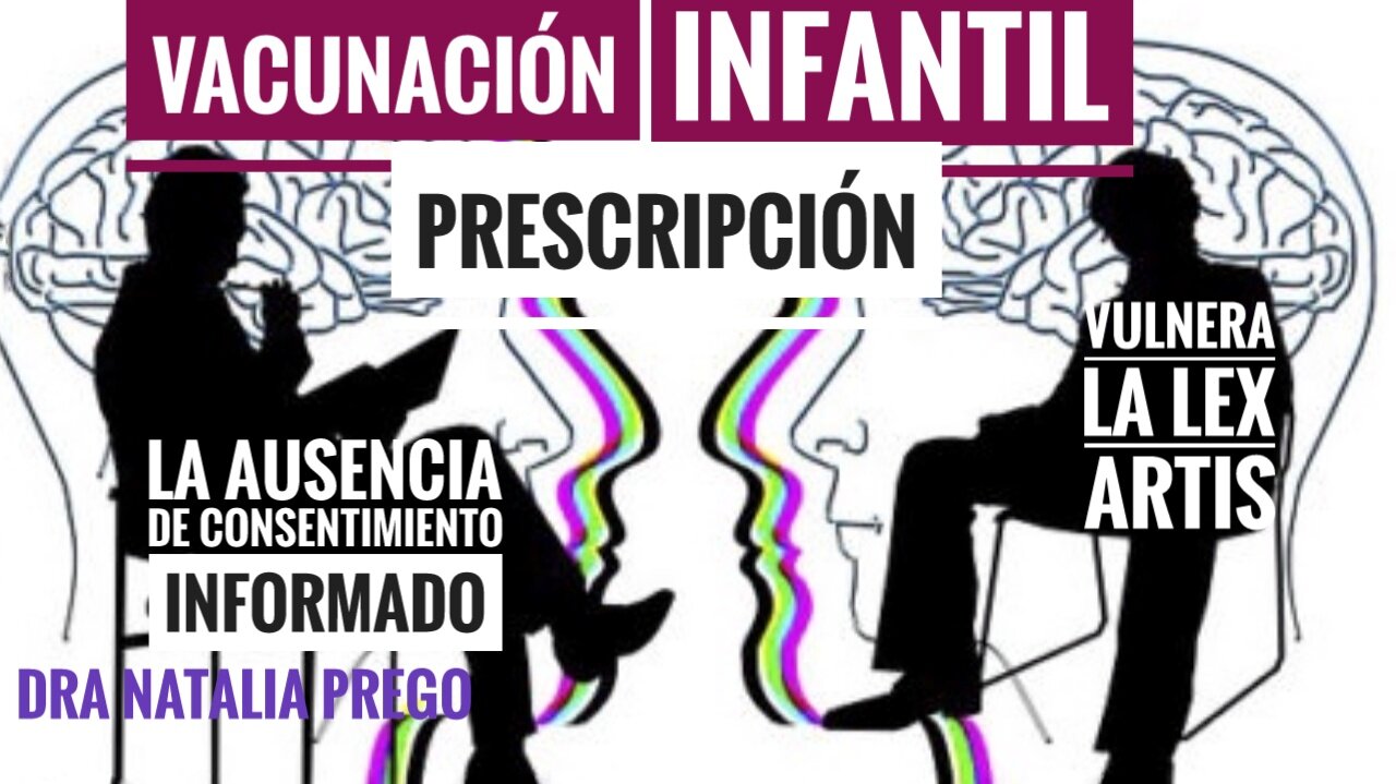 INOCULACIÓN A MENORES DE 12 AÑOS - PRESCRIPCIÓN Y CONSENTIMIENTO INFORMADO