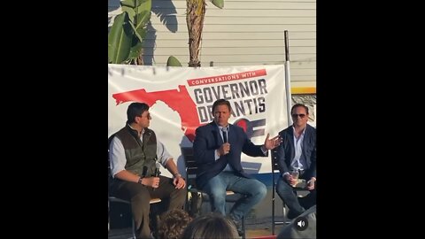 Ron DeSantis starts the Lets go Brandon chant