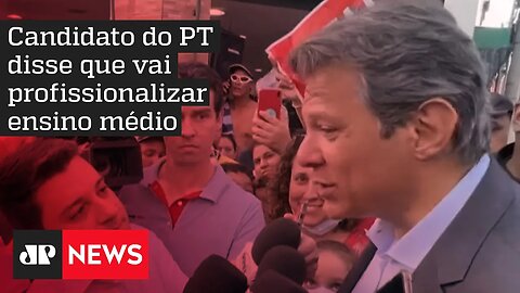 Fernando Haddad busca votos em Ribeirão Preto