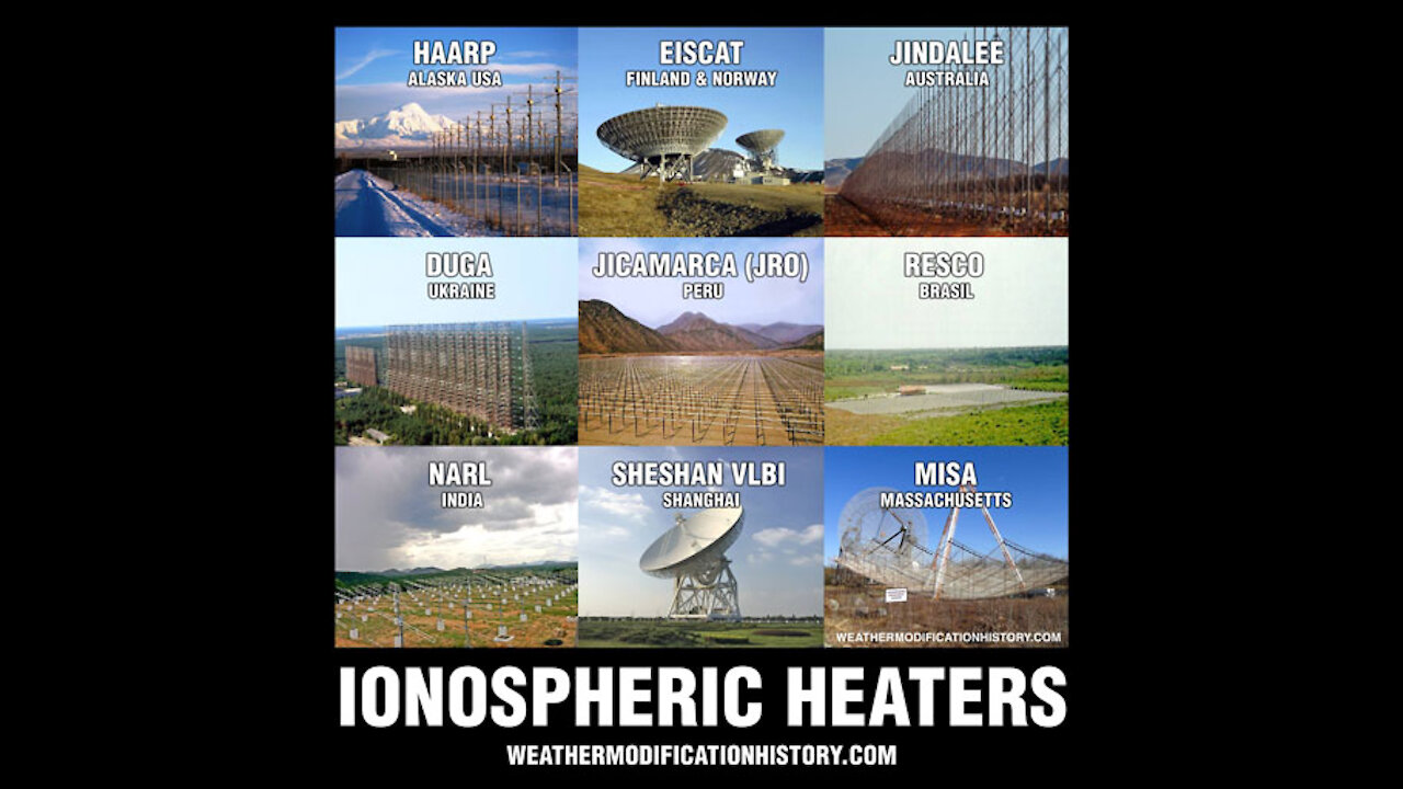 HAARP Ionispheric Heaters World Wide