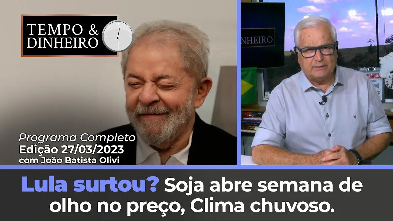 Lula surtou? Soja abre semana de olho no preço, Clima chuvoso e temperaturas ainda elevadas.