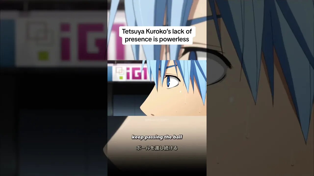 Tetsuya Kuroko’s lack of presence is powerless 😨 #anime #kurokonobasket #fyp