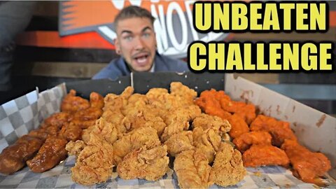 The UNDEFEATED “Snobby” Chicken Wing Challenge | Detroit Michigan | Man Vs Food