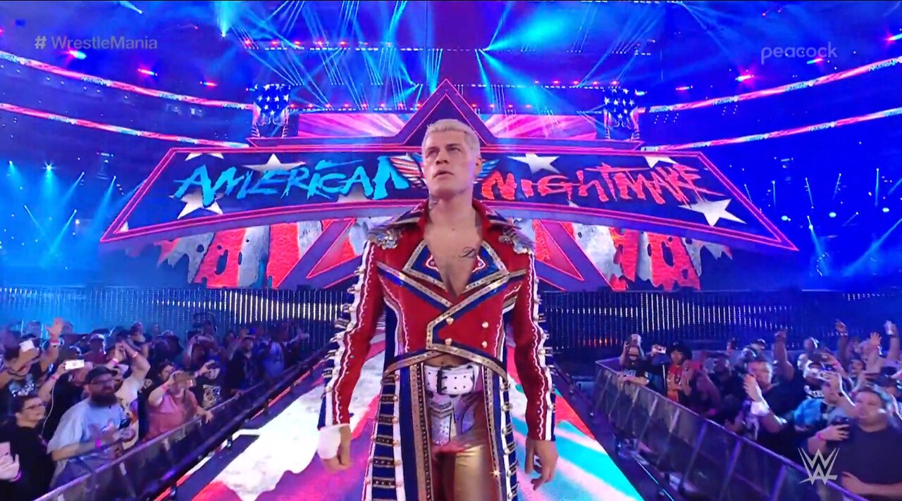 Cody Rhodes WWE Return at WrestleMania 38 - Night One. April 02, 2022.