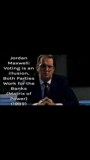 Occult Researcher Jordan Maxwell on "DEMOCRACY & SECRET SOCIETIES".