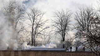 Greek police fire tear gas at migrants along Turkish border