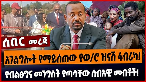 አገልግሎት የማይሰጠው የወ/ሮ ዝናሽ ፋብሪካ❗️የብልፅግና መንግስት የጣሳቸው ሰብአዊ መብቶች❗️