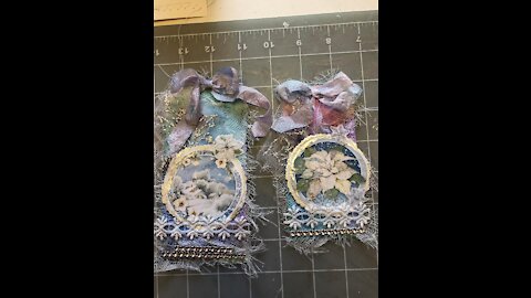 Making more tags for the Winter Journal (from Lovely Lavender Wishes)
