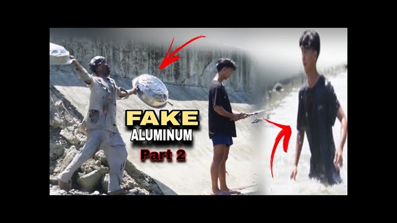ALUMINUM DISH PART 2 "PUBLIC PRANK" | Muntik ng masugatan