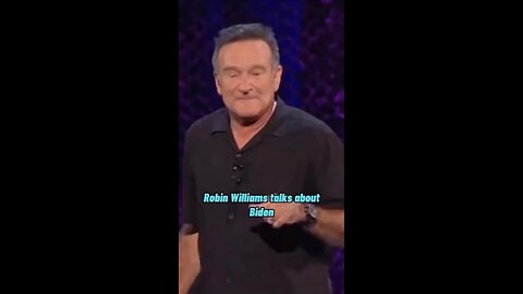 Robin Williams talking about Biden 🤣 classic