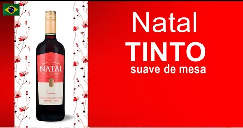 Vinho Natal Tinto Suave De Mesa