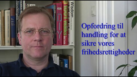 Opfordring til handling for at sikre vores frihedsrettigheder