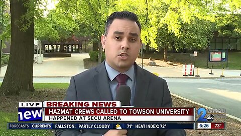 Towson graduation ceremony interrupted by hazmat situation