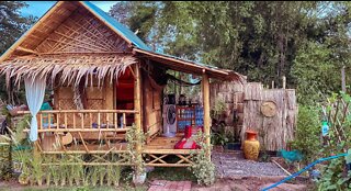 Construction & Tour Of Our BAMBOO HUT In Rural THAILAND 🙌😜🇹🇭