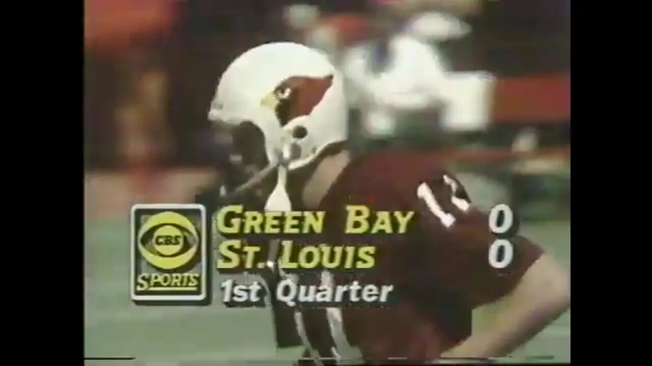 1985-09-29 Green Bay Packers vs St Louis Cardinals