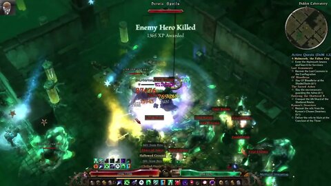 2022 Grim Dawn Dawn of Masteries mod Level 100 Judicator144K dmg