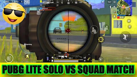 pubg lite solo vs squad match #pubglite