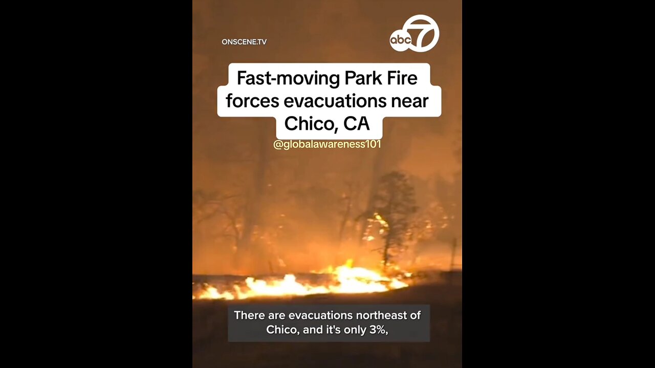 Another devastating fire in Chino, California that was caused by a man