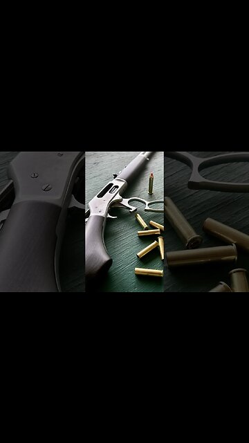 .45-70 will drop anything; including watermelons! ​⁠ @HenryUSA All-Weather Lever Action Side Gate