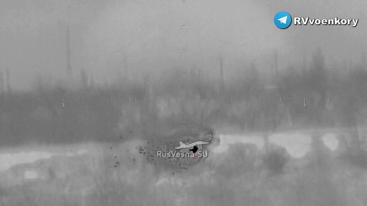 Russian ATGM destroyed a US supplied M113 APC somewhere on the frontline.