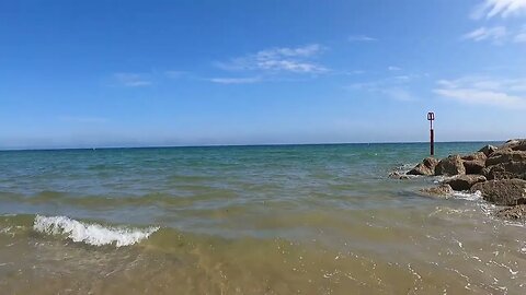 going into the sea.GoPro Bournemouth 19th June 2023