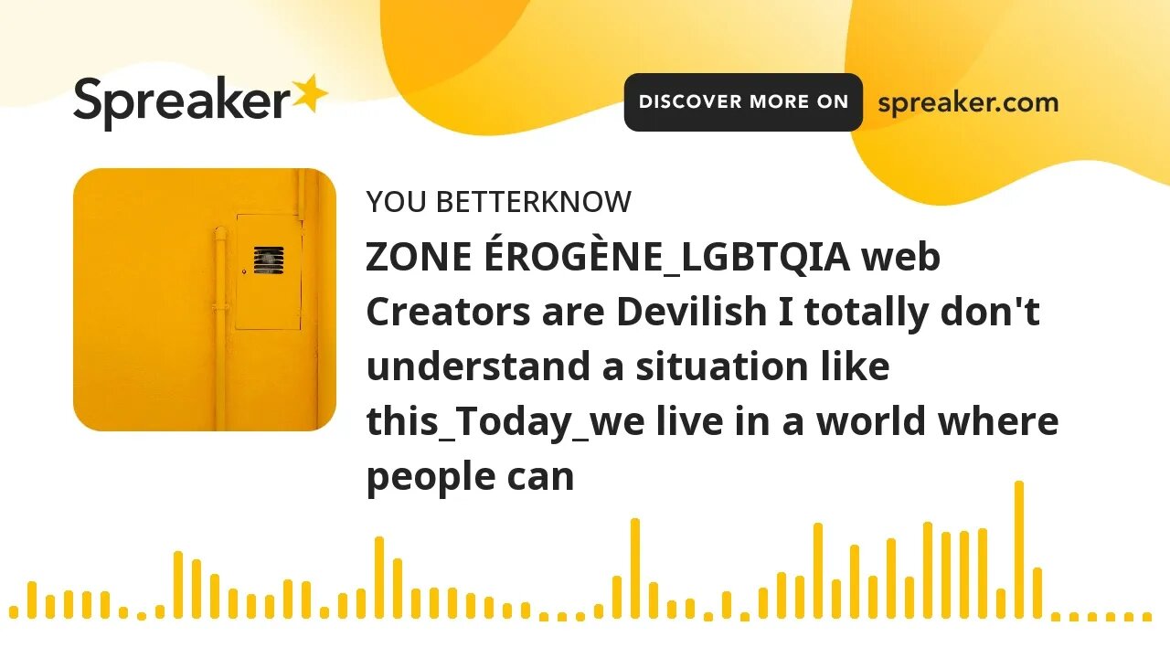 ZONE ÉROGÈNE_LGBTQIA web Creators are Devilish I totally don't understand a situation like this_Toda