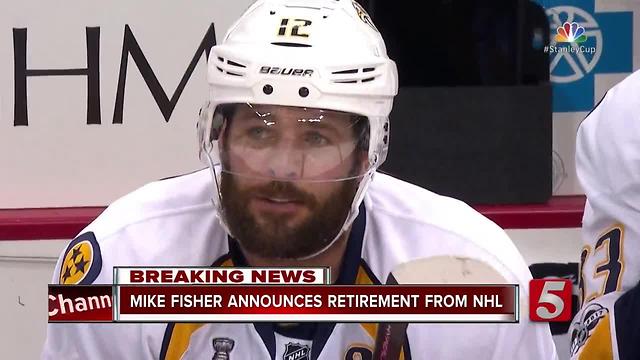 Predators' Captain Mike Fisher Retires