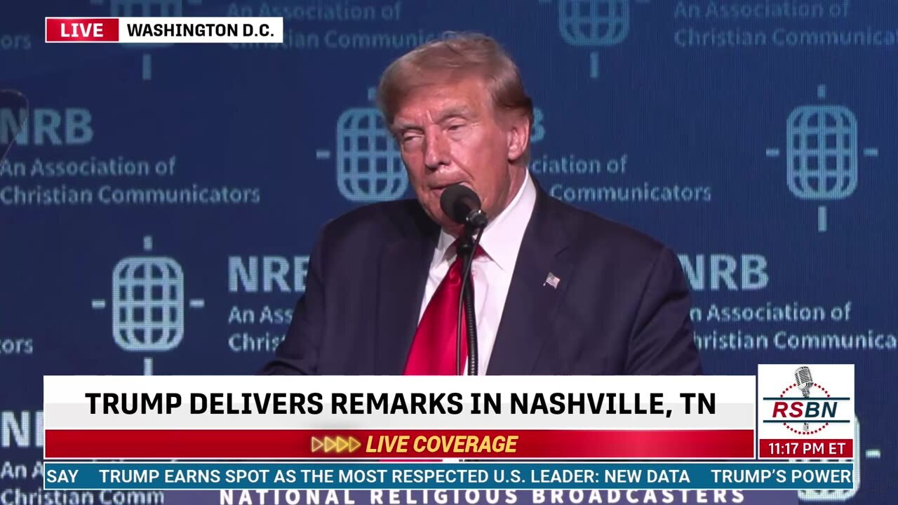 Trump Addresses Christian Broadcasters at NRB Convention - (2.22.24)