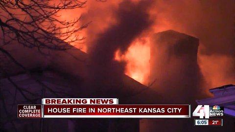 KCFD: Early-morning fire destroys house, displaces 4 in historic northeast