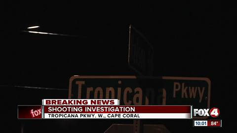 Man shot on Tropicana Parkway