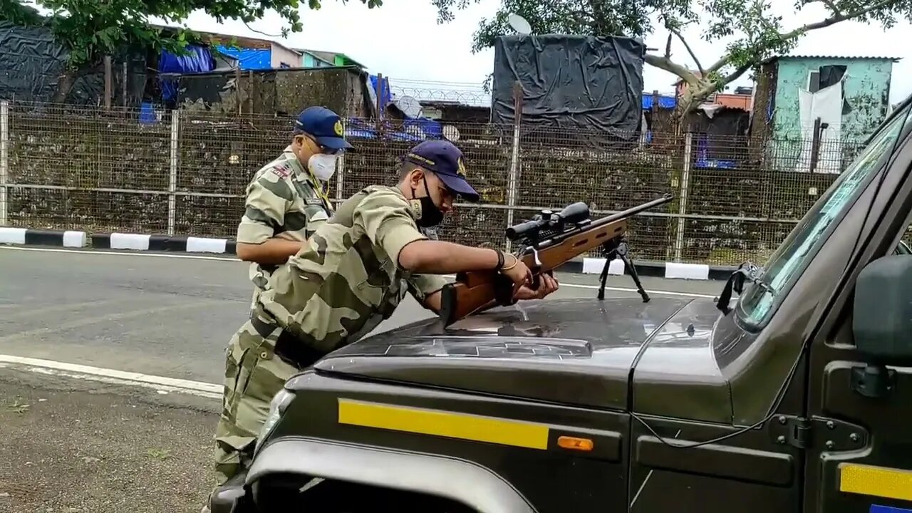 CISF Using Made In India Sniper Rifle