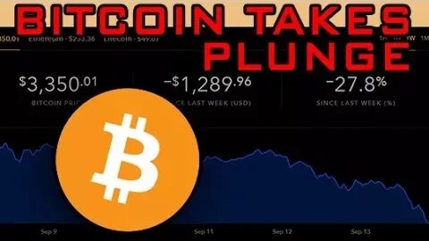 Bitcoin Takes Dramatic Plunge