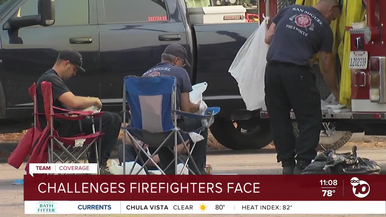 Challenges firefighters face