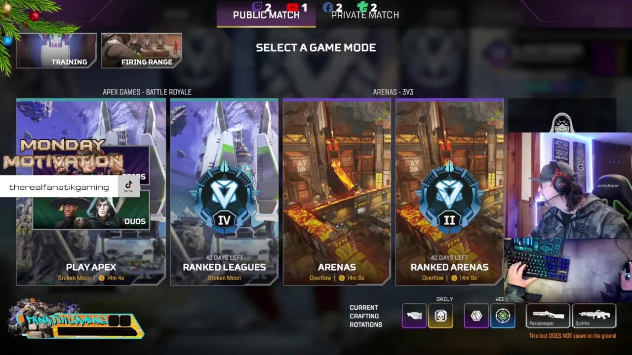 Streaming & Dreaming! [Apex Ranked]