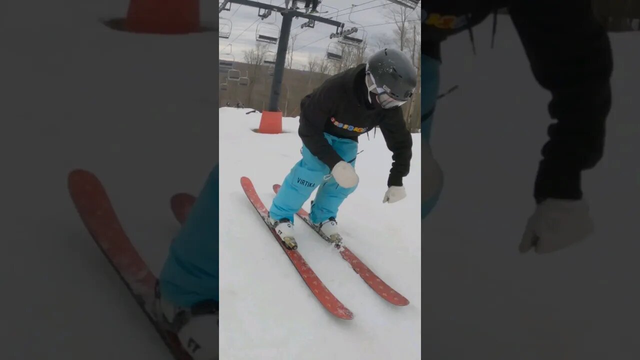 A Satisfying Little Park Line #ski #skiing #skier