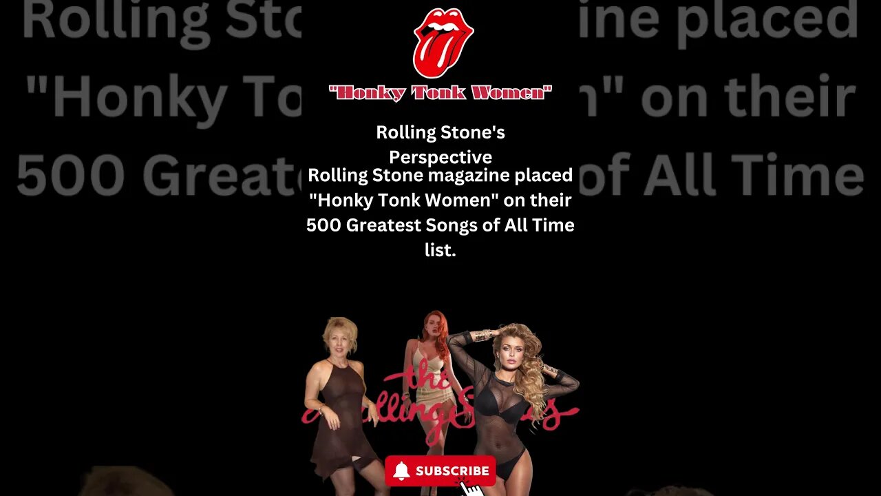 Honkey Tonk Women Rolling Stone's Perspective #shorts #rollingstones #rocknroll