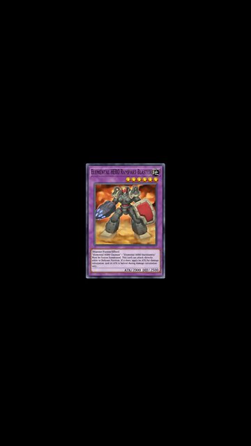 Yu Gi Oh! Elemental HERO Rampart Blaster