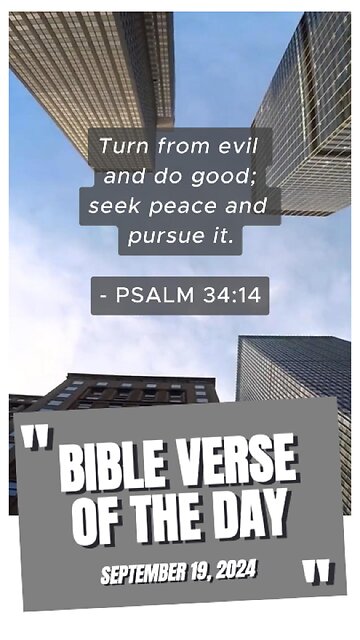 Bible Verse of the Day: September 19, 2024