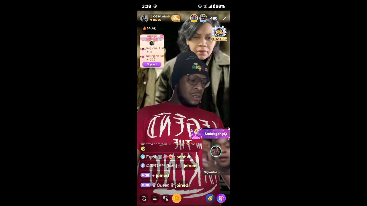 OG MURDA SUPPORTERS GIVE HIM THE RUN DOWN ON LADY B & THE MESS SHE SPEAKING ON