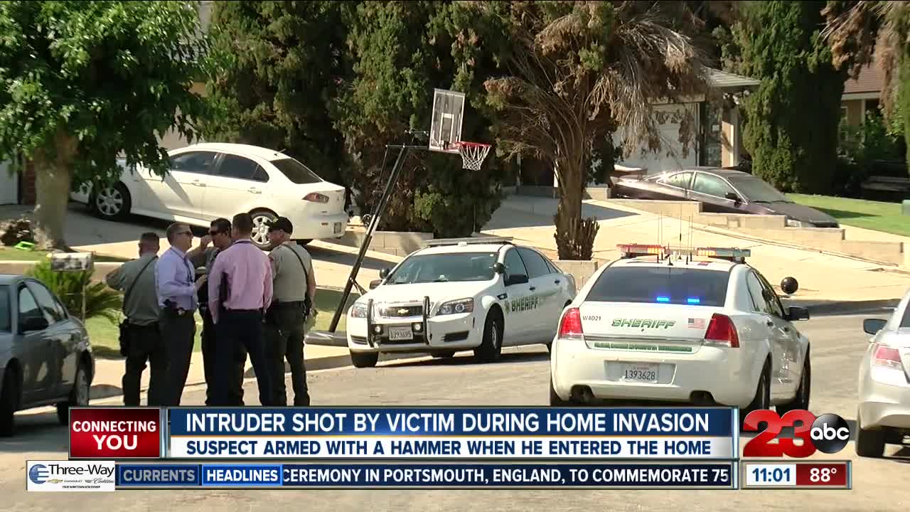 Intruder shot by homeowner