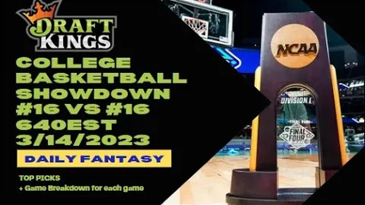 Dreams Top Picks CBB SEMO vs TA&MC DFS Showdown 3/14/23 Daily Fantasy Sports Strategy DraftKings