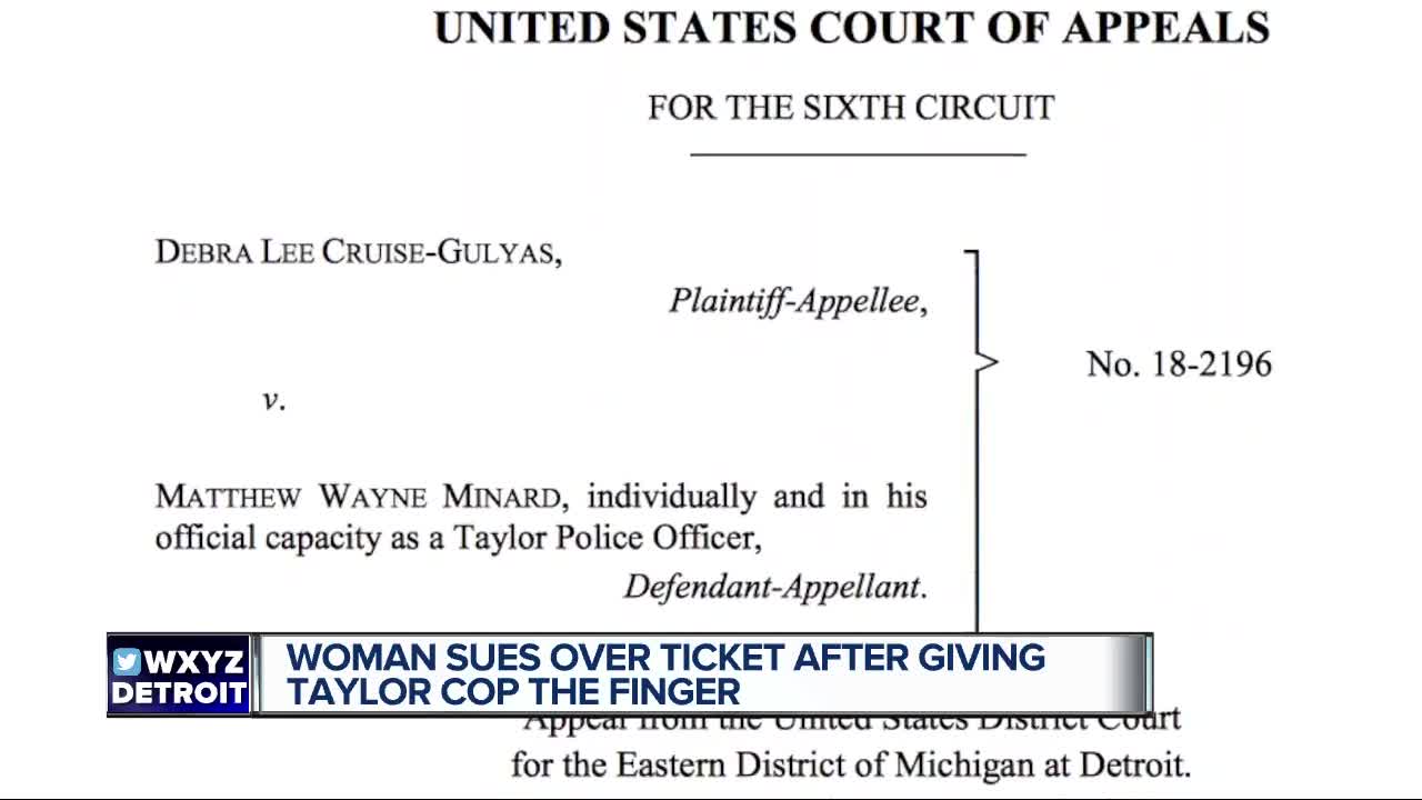 Michigan Court: Giving the middle finger to police a right protected by the constitution